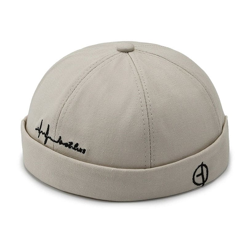 Casquette docker beige