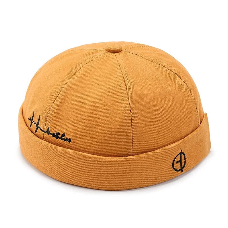 casquette docker jaune